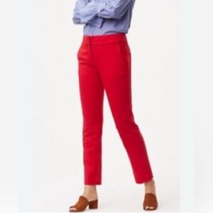 LOFT Marisa Skinny Pants - Red - 2P